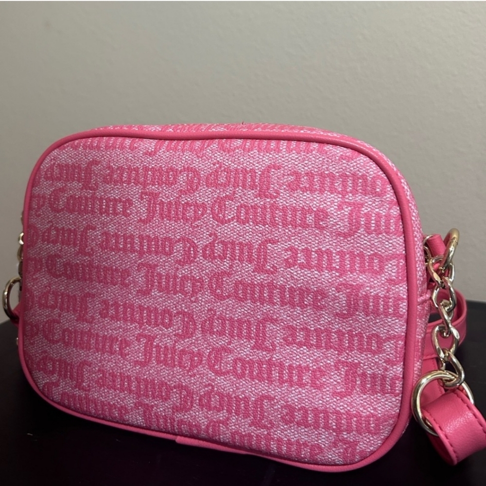 Juicy Couture Viral Eastside Westside Pink Lemonade Crossbody Bag NWT - Picture 5 of 7